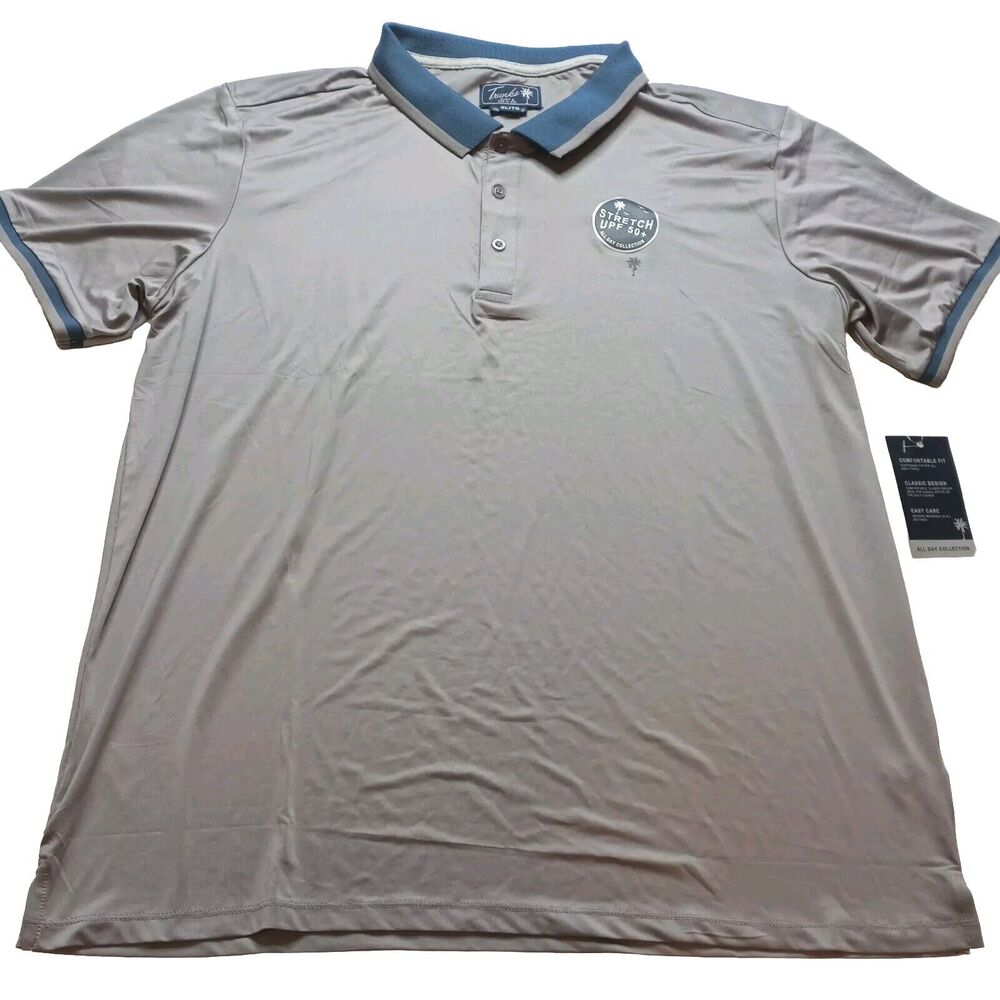 Trunks Surf & Swim CO. Polo Shirt Men's XL XLarge Everyday Golf Easy Care